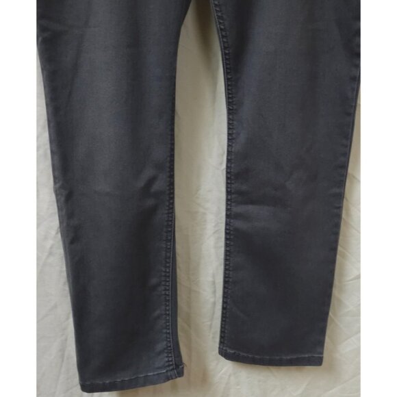 Lee Womens 14P Gray Smoke Easy Fit Stretch Mid Rise Straight Ankle Jeans 34x28 - Picture 3 of 15